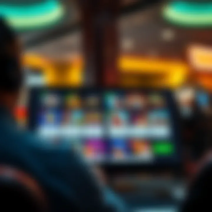 User interface showcasing key features of Friolion Rocketplay platform