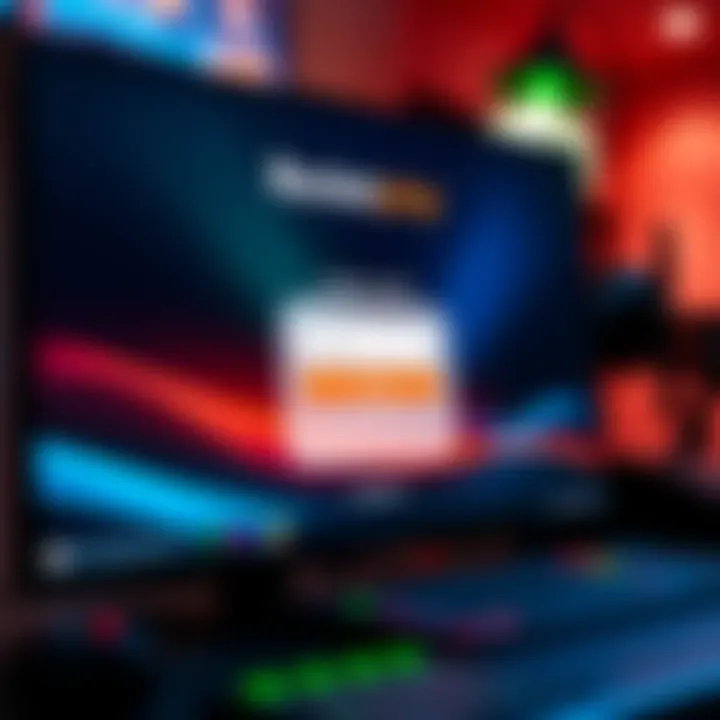 Login screen of Rocketplay online platform on a computer