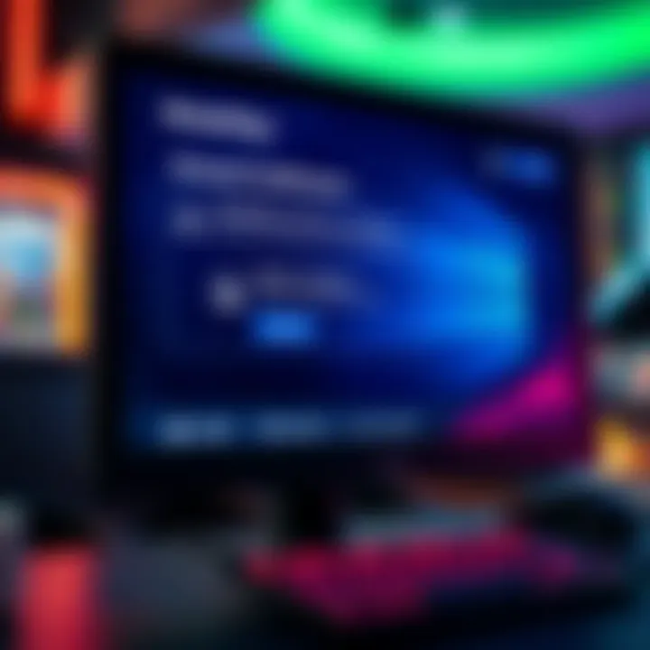 Verification process on a computer screen showing confirmation messages and secure login icons