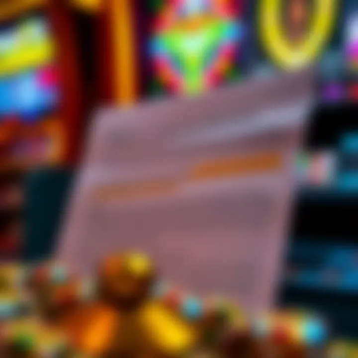 Important Terms and Conditions to Consider for Free Spins Graphic showing terms and conditions document with highlighted key points