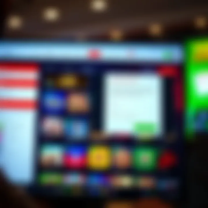 Dashboard showcasing various casino games and account verification notifications