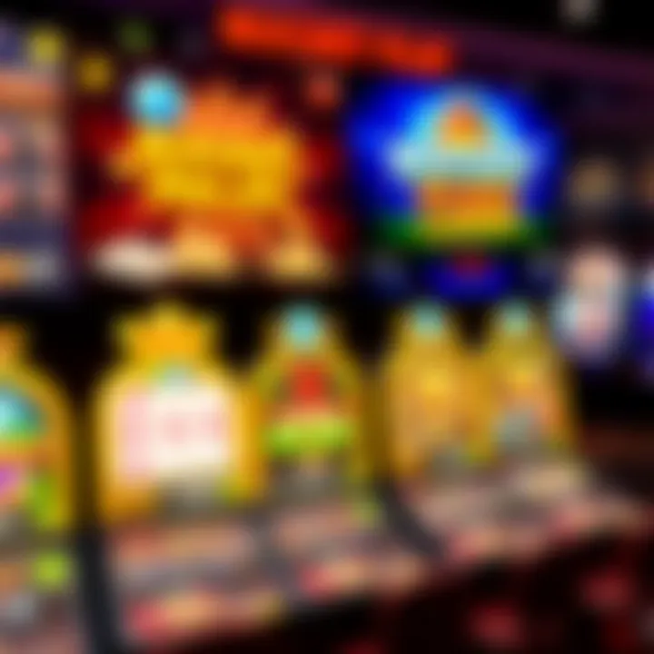 Colorful casino game interface showcasing slots and table games on Rocket Play Casino platform