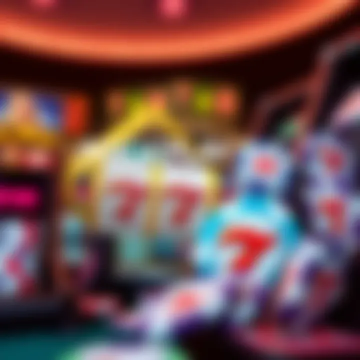 Illustration of casino chips and spinning reels highlighting benefits and terms of no deposit bonuses