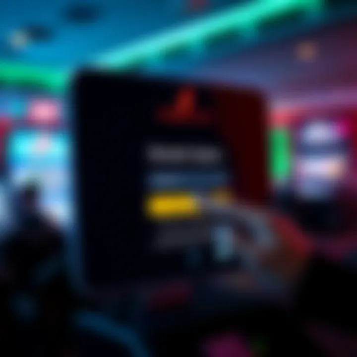 User entering credentials on a digital login interface for Rocket Play Casino