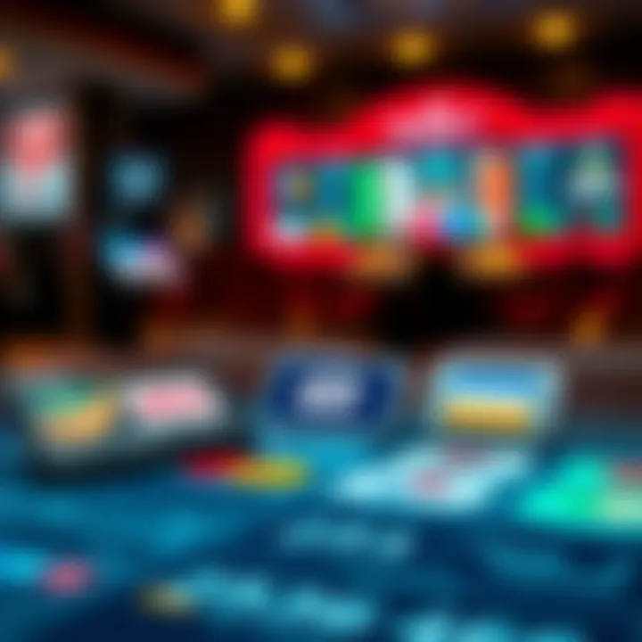 Payment Solutions at Rocket Play Casino Digital wallet icons representing various secure payment methods available for online casino deposits and withdrawals