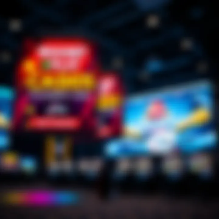 Promotional Bonuses at Rocket Play Casino Bright casino promotional banners showcasing various bonuses at Rocket Play Casino