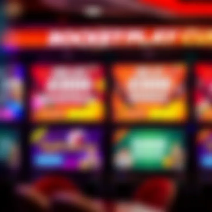 Rocket Play Casino interface showcasing promotional banners for no deposit bonuses