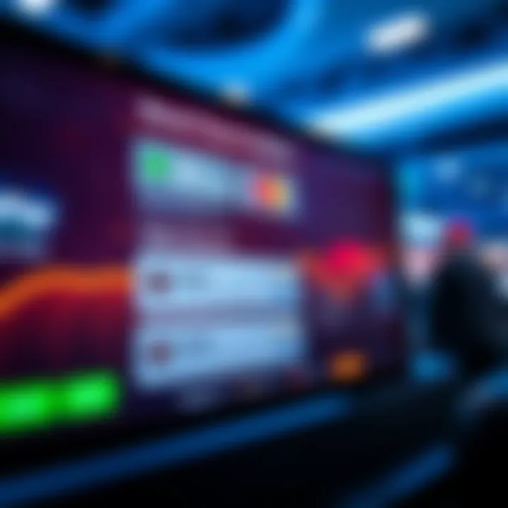 Secure online payment options displayed on a digital screen highlighting Australian currency