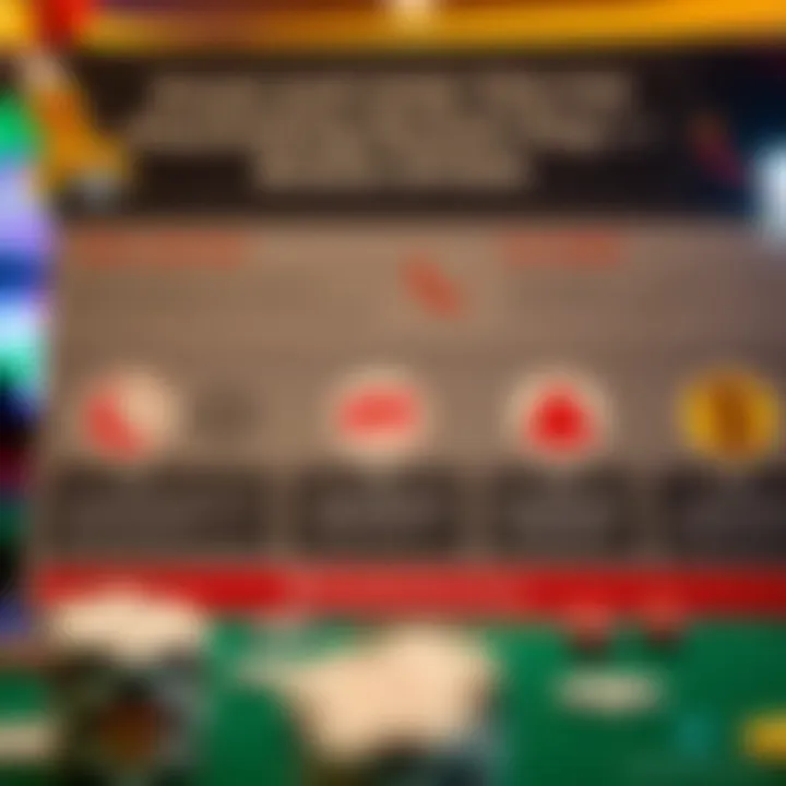 Graphic depicting terms and conditions alongside safe gaming symbols and tips