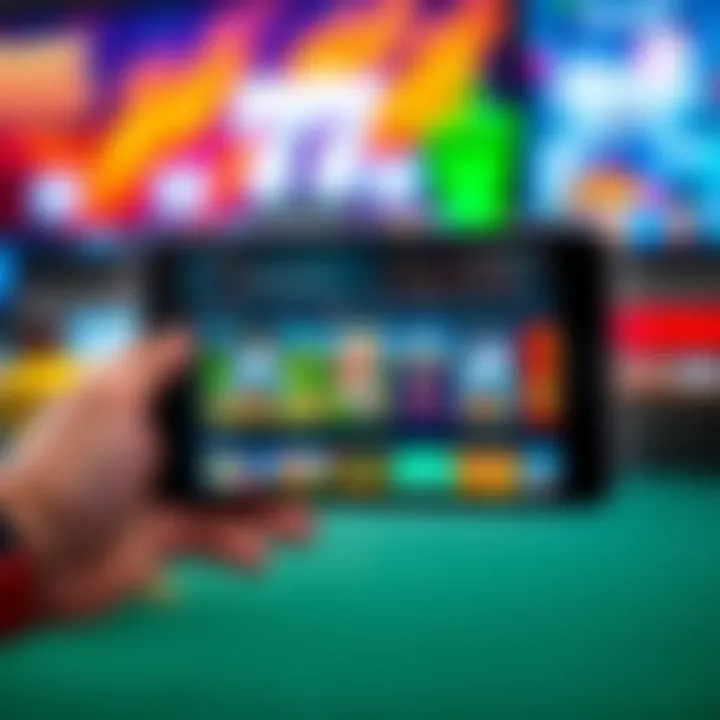 Screenshot of RocketPlay Casino app interface showing various game categories on Android device