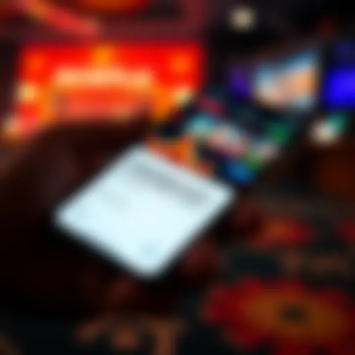 Updating RocketPlay Casino App for Enhanced Performance Mobile phone showing RocketPlay Casino app update notification with installation progress