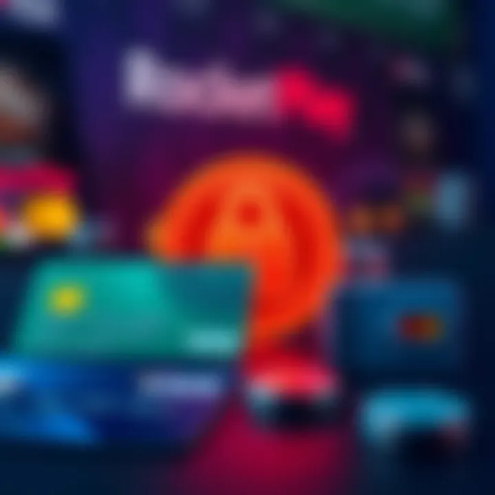 Secure online payment icons representing credit cards and digital wallets