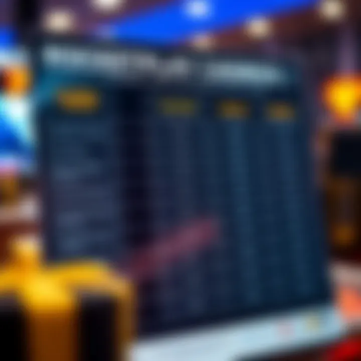 Comparison chart highlighting RocketPlay Casino's bonus features against other Australian online casinos