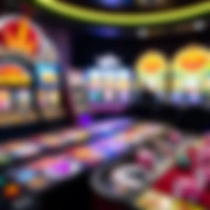 Colorful casino game icons showcasing variety and entertainment options available
