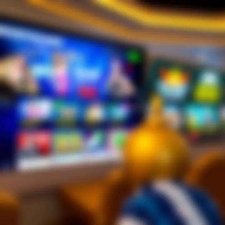 Illustration of a vibrant casino interface showcasing available no deposit bonus codes and promotional offers