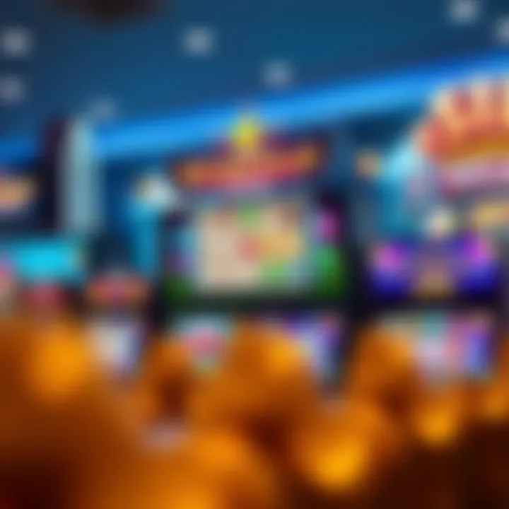 Colorful slot game interface showcasing popular titles available with RocketPlay's free promo