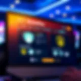 Secure online gaming platform interface showing trust indicators