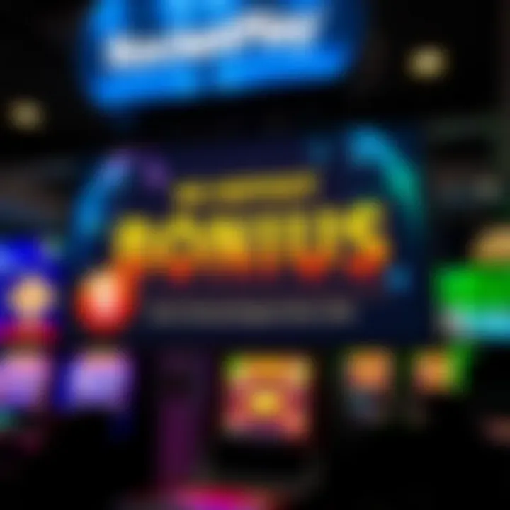 Digital screen displaying bonus codes and gaming rewards