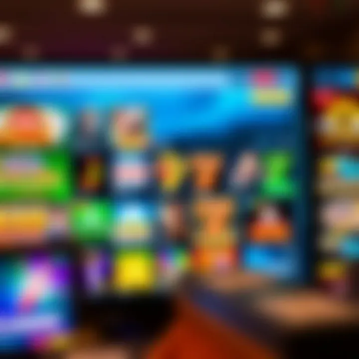 Overview of RocketPlay online casino interface displaying various slot and table games