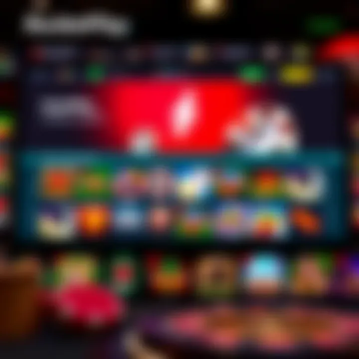 User-friendly interface of RocketPlay Online Casino displaying a variety of game options