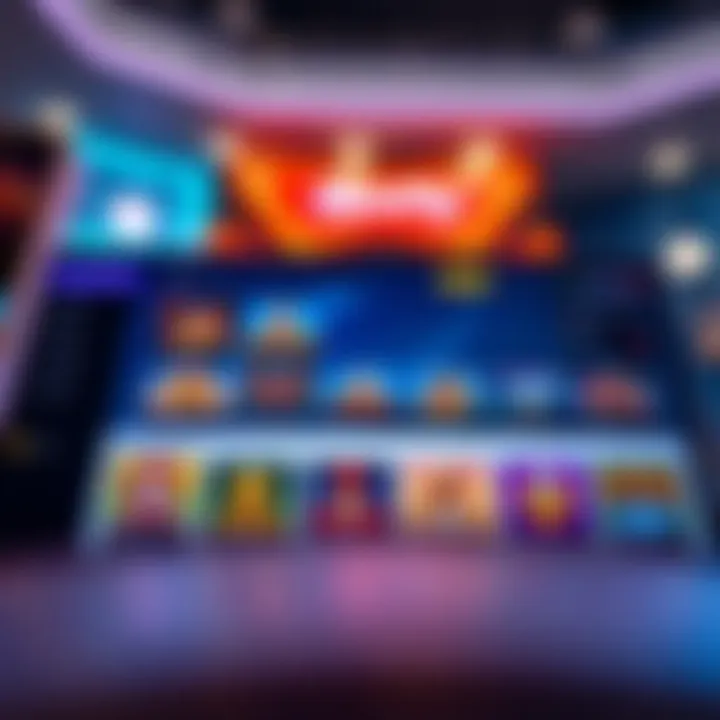 RocketPlay Platform Dashboard Overview User interface showcasing RocketPlay dashboard with game selection and account details