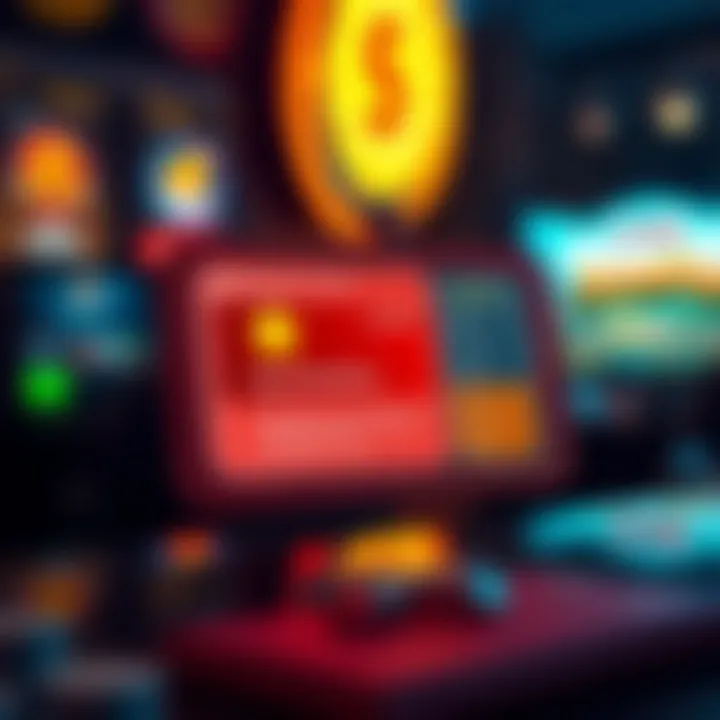 Illustration of a digital wallet displaying applied RocketPlay promo code benefits