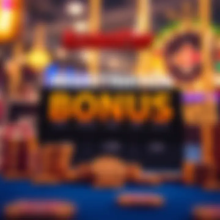 Graphic showing RocketPlay registration bonus details with coins and casino elements