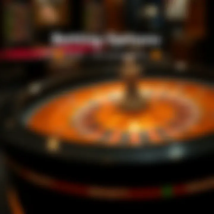 Visual representation of diverse betting options and chip placement strategies on a virtual roulette table