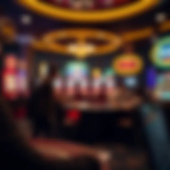 Visual representation of a secure and user-friendly online entertainment environment