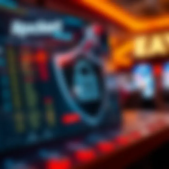 Visual representation of RocketPlay security measures and user interface