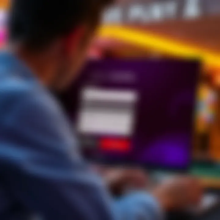 User entering registration details on RocketPlay platform