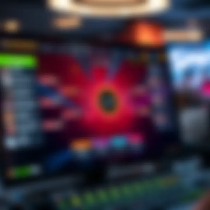 Interactive online platform interface displaying Smite tournament brackets and player stats