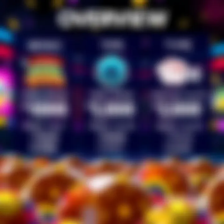 Visual representation of various RocketPlay casino bonuses including free spins and deposit matches