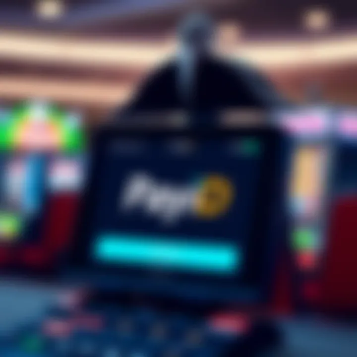 Digital wallet interface displaying PayID payment option for online pokies in Australia