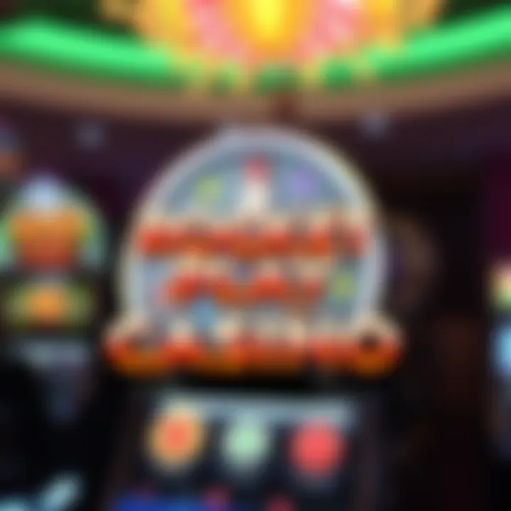 Rocket Play Casino logo with a shining slot machine and free spins symbols