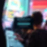 Graphic illustrating age verification on a digital gaming platform emphasizing responsible access