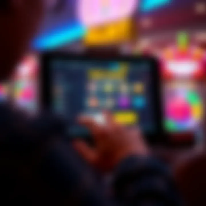 User entering free spins code on RocketPlay online casino interface with slot game in background
