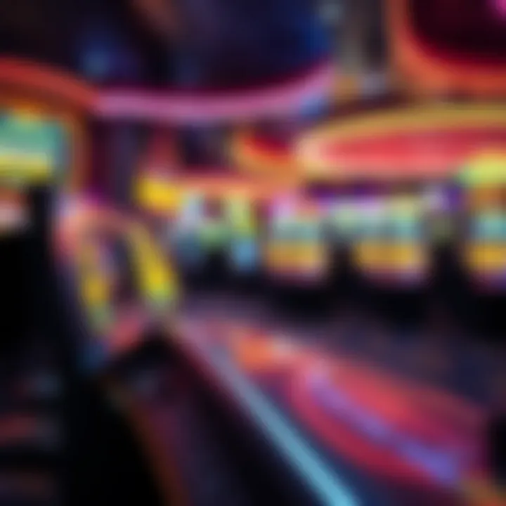 Visual representation of secure online gaming environment with bonus and terms icons