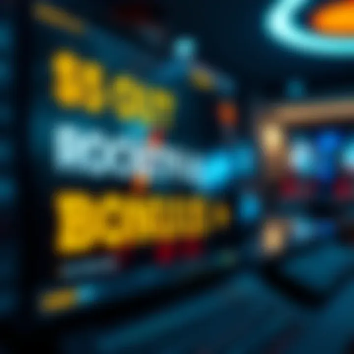 Digital interface showcasing RocketPlay no deposit bonus offer for Australian players