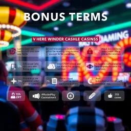 Understanding RocketPlay Casino Bonus Terms Graphics highlighting bonus terms and conditions with clear icons and text